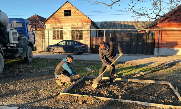 В Серноводском районе завершен первый этап благоустройства территорий по улице Исава