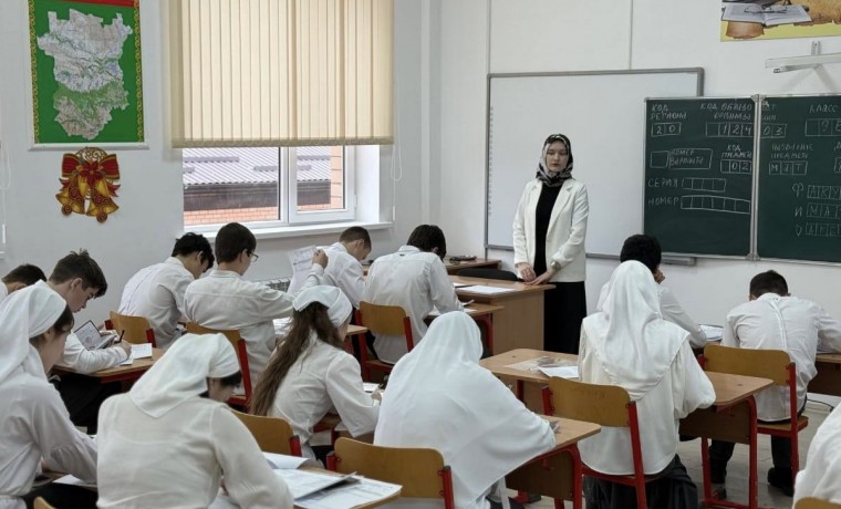 В Чеченской Республике прошел пробный ОГЭ по математике для девятиклассников