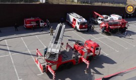 В Чеченской Республике пожарные провели учения в крупном торговом центре