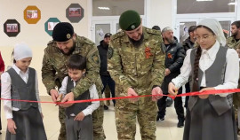 В Грозном росгвардейцы приняли участие в мероприятии в рамках Года защитника Отечества