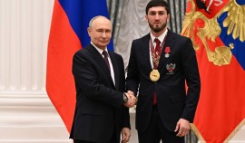 Воспитанник РСК «Ахмат» Исмаил Муцольгов награжден медалью ордена «За заслуги перед Отечеством»| грозный, чгтрк