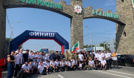Росгвардейцы ЧР пробежали 70 километровый забег в память об Ахмате-Хаджи Кадырове
