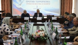 Военнослужащие ОГВ(с) приняли участие в круглом столе ко Дню солидарности в борьбе с терроризмом