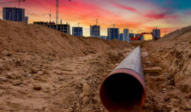 В станице Шелковская строится ливневая канализация