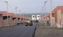 В Гудермесском районе близится к завершению строительство домов для пострадавших семей