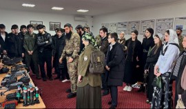 В ОМОН «АХМАТ-1» Росгвардии прошёл день открытых дверей| грозный, чгтрк