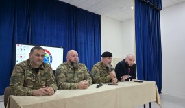 Бойцы ОМОН «АХМАТ-1» рассказали студентам о службе и ответственности перед государством