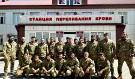 В Грозном росгвардейцы сдали кровь в рамках акции «От сердца к сердцу»