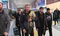 В Грозном  встретили чемпиона лиги One Championship Виталия Бигдаша