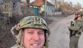 Командир спецназа «АХМАТ» Апты Алаудинов посетил освобожденные населенные пункты Курской области