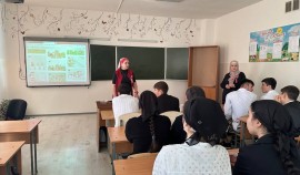 Выпускники МБОУ «СОШ № 3 с. Автуры» встретились с представителем агротехнического факультета ЧГУ