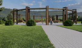 В селе Дышне-Ведено появится новый пешеходный сквер