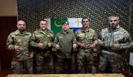 Алихан Цакаев посетил расположение бойцов спецназа «Ахмат» в зоне СВО