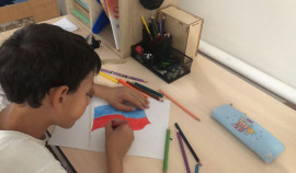 «Я рисую Россию» - конкурс детских рисунков ко Дню России в Летней школе ЭБС Серноводского района