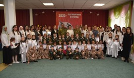 В грозненском детском саду Росгвардии торжественно закрыли Год защитника Отечества