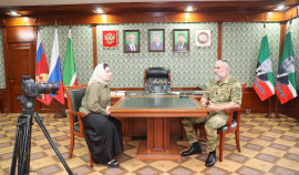 Начальник Управления Росгвардии по ЧР дал интервью ЧГТРК «Грозный»