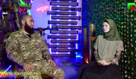 Кинолог ОМОН «АХМАТ-1» стал гостем телерубрики «Герои СВО» на ЧГТРК «Грозный»