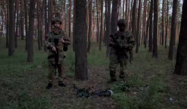 Бойцы группы «Бати» спецназа «АХМАТ» уничтожили три вражеских дрона на Харьковском направлении