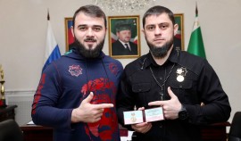 Ахмед Дудаев удостоен «Медали Рамзана Кадырова» за пропаганду физической культуры и спорта