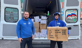 Активисты МГЕР по ЧР доставили гуманитарную помощь в Курскую область