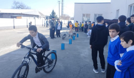 В МБОУ «СОШ № 6 г. Шали» прошел муниципальный этап Всероссийского конкурса «Безопасное колесо»