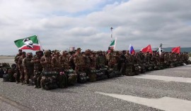 Очередной борт с добровольцами вылетел из аэропорта Грозного в зону СВО