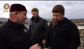 Рамзан Кадыров ознакомился с ходом строительства религиозного центра «Хьаьжин беш»