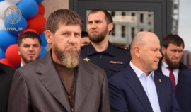 Рамзан Кадыров принял участие в открытии нового здания Отделения - Национального банка по ЧР