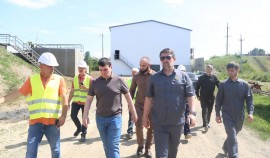 Замминистра строительства и ЖКХ РФ Юрий Гордеев с рабочим визитом посетил Чеченскую Республику