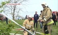 Сотрудники министерств и ведомств Чечни учатся тушить лесные пожары 