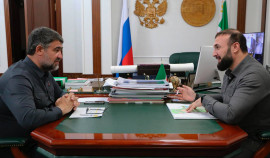 В Минстрое Чеченской Республики прошла рабочая встреча Муслима Зайпуллаева и Альбека Бугаева