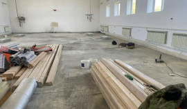 В двух школах Ножай-Юртовского района начался капитальный ремонт спортивных залов