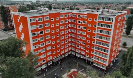 В Грозном завершился капитальный ремонт многоквартирного дома, пострадавшего при крупном пожаре| грозный, чгтрк