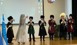 Учащиеся СОШ №28 Грозного присоединились к флешмобу «Танцы народов России»