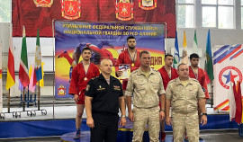 Сотрудник полка полиции «АХМАТ» Росгвардии занял первое место на окружном чемпионате по самбо