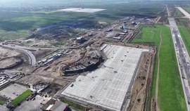 Строительство нового пассажирского терминала и ВПП в аэропорту Грозный идет по графику