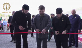 Рамзан Кадыров принял участие в церемонии открытия современного спортивного комплекса в Грозном