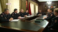 В МВД по ЧР состоялась рабочая встреча Руслана Алханова с руководителями подразделений 