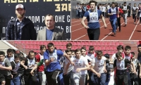 В Грозном прошел забег в рамках Всероссийской акции "Волонтерский космический забег"