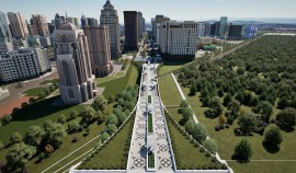 Строительство пешеходного моста и бульвара в районе Путина до конца 2026 года