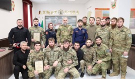 В Управлении Росгвардии по ЧР наградили сотрудников подразделений по взаимодействию со СМИ