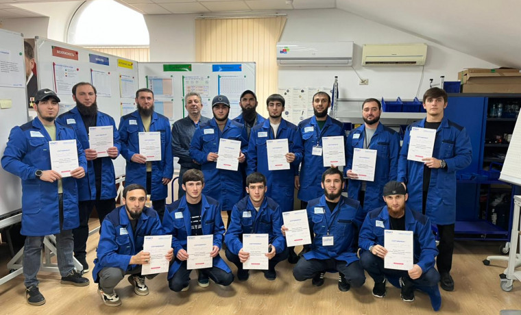 Специалисты «Центра «Мой бизнес» провели тренинг по бережливым технологиям для АО «Чеченцемент»