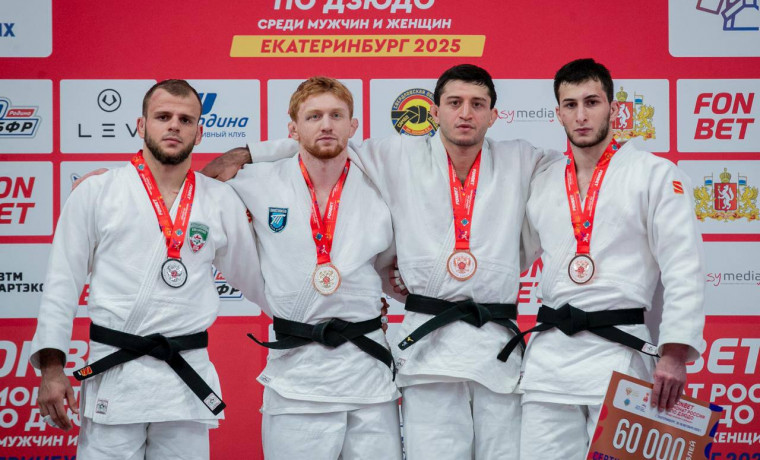 Дзюдоисты клуба «Ахмат» завоевали пять медалей на Чемпионате России в Екатеринбурге