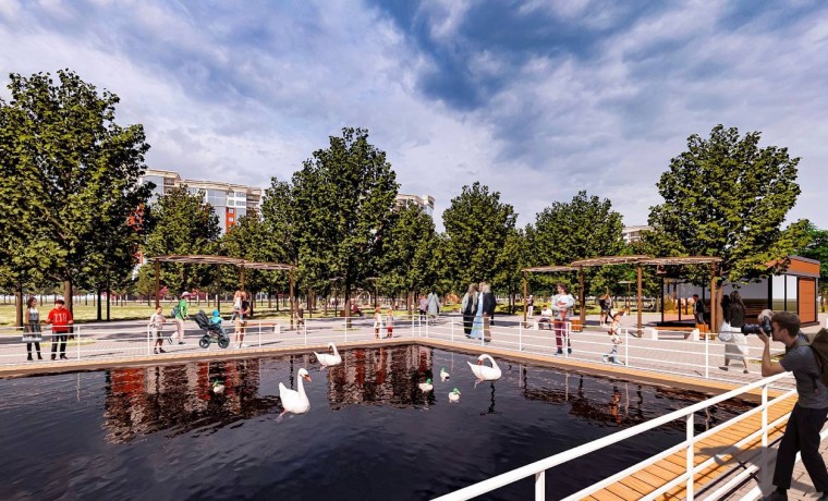 B 2025 году в городе Курчалой продолжат благоустройство Парка Птиц