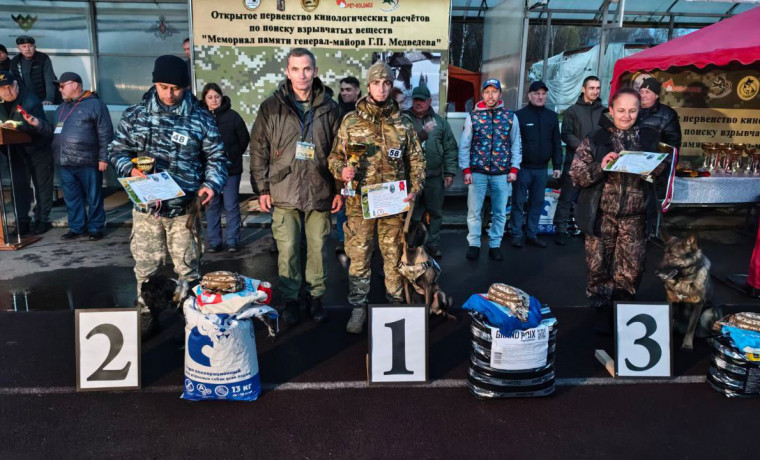 Чеченский кинолог и его служебная собака стали лучшими на Всероссийских соревнованиях