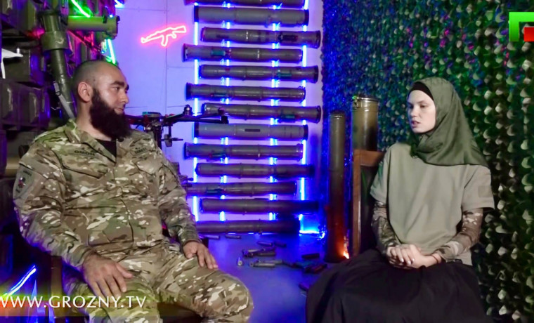 Кинолог ОМОН «АХМАТ-1» стал гостем телерубрики «Герои СВО» на ЧГТРК «Грозный»