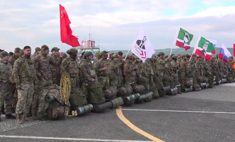 Из Грозного в зону СВО отправился очередной спецборт с добровольцами