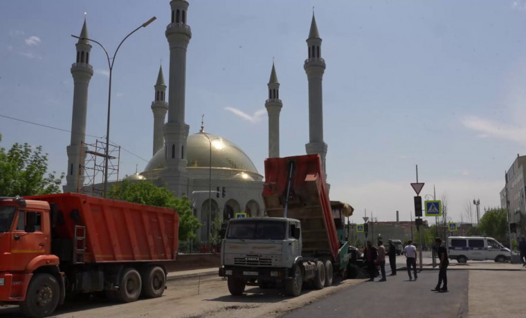 Ремонт улицы Лагерная в Грозном близится к завершению