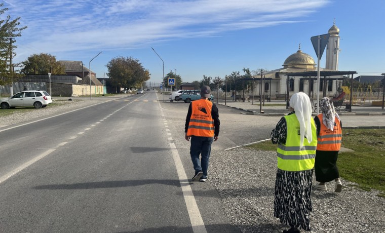 Общественников и специалистов Минавтодора ЧР провели выезд на объекты дорожного нацпроекта